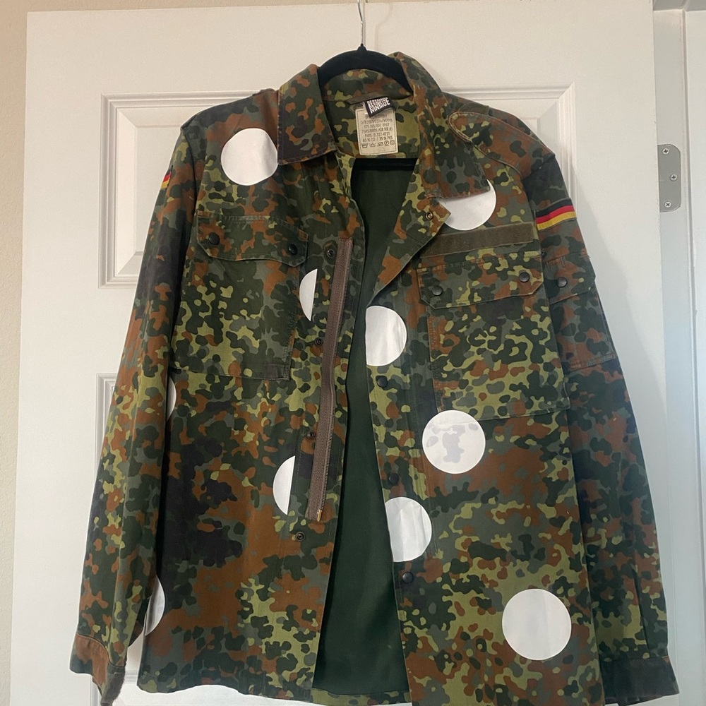 Reclaimed Vintage | Camouflage Military Jacket | Large